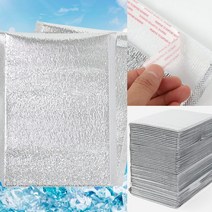 은박 보냉봉투 50P세트(25X30CM) 대형보냉백 일회용보냉백 아이스크림보냉팩