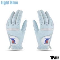 당구장갑 포켓볼 마이크로 섬유 소프트 블루 왼쪽 오른쪽 미끄럼 방지 통기성 골프 테니스 장갑 남녀 공용, 03 Light Blue_02 Size 18