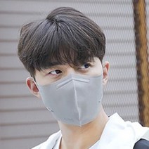 푸름마스크 새부리형 덴탈마스크 일회용 컬러 국산 여름용 50매입, 연그레이50매