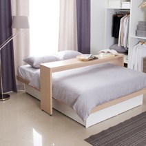 1300K 필웰무노베드테이블 퀸, (색상)메이플