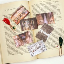 [바보사랑] (제미포티)모조지 윈터 스티커 6종세트(총18매), 상세 설명 참조