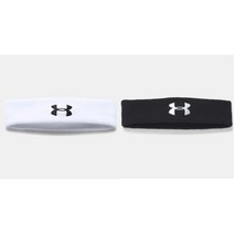 언더아머(UNDER ARMOUR) 언더아머 UA 1276990 헤어밴드, 100(화이트)