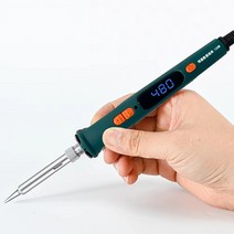 인두기 불도장 납땜 전기 납땜 인두 120W 이중 교정 온도 LCD 디지털 용접 공구 머리 수선, 01 Soldering Iron, 1개