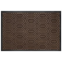 의자소음방지 의자매트 소음매트 현대 미끄럼 방지 입구 문 매트 침실 거실 바닥 실내 야외 방진 현관 홈 장식, brown A+60x90cm