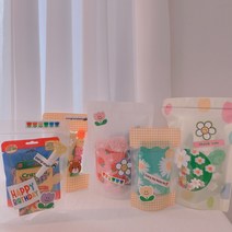 선물 포장 지퍼백 어린이집 유치원 답례품 구디백 포장 봉투 셀프 구디백 만들기 선물용 스탠딩 지퍼백, 투명 지퍼백 L