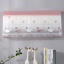 공간탐구생활 먼지차단 위생 벽걸이 에어컨 커버 덮개 가리개, 본품 1장 (토끼그린)