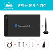 [휴이온 본사 스토어] 휴이온 펜 타블렛 14인치 Inspiroy Giano 블루투스 무선 타블렛 LCD화면표시