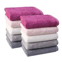 송월타올 빅뱀부44 210g IS302S21005 대나무 호텔수건 5장, 화이트