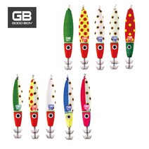GB 빅뱅 이카메탈 베이직 하프시메 오징어 한치 메탈 에기 루어, 베이직 80g, 01