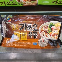 씨제이 가쓰오우동 6인분 1335g, 아이스박스포장
