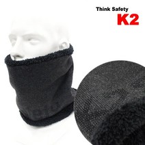 K2 니트 넥워머 버프 목토시 블랙/차콜그레이, 1.블랙