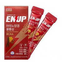 엔업 아미노양갱 꿀홍삼맛 1박스 / 에너지보충 공복감해소 / 부드럽고 먹기편한 스포츠양갱 / 국내산 팥앙금 탁월한 맛