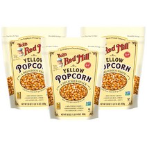 밥스레드밀 옐로우 팝콘, 850g, 3개