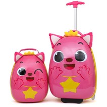 핑크퐁가방 12인치 백팩+16인치캐리어세트 여아선물