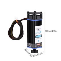 레이저각인기 레이져 인쇄기 레이저 마킹기 450nm 80w 모듈 고정 초점 거리 조각 헤드 고속 조각기 커터 3d 프린터 cnc 라우터, 블랙 5.5w