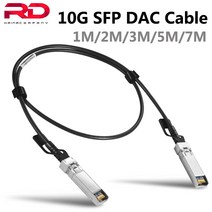 10G SFP 케이블 직접 연결 구리 패시브 DAC 1M 2M 3M 5M 7M 10M + MIKROTIK CISCO와 호환 TP-LINK D-LINK, 1M AWG30