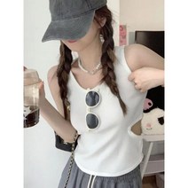 스트라이프 탱크 여성 핫스위트 스트리트웨어 할로우 아웃 디자인 5 색 탑 얼짱 캐주얼 빈티지 여름 민소매 트렌디