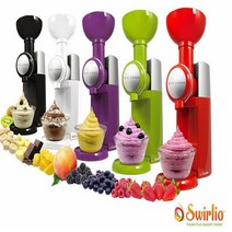 가정용 소프트 아이스크림 기계 요거트 젤라또 빅 보스 swirlio 냉동 과일 홈 완전 자동 미니 크림 메이커, 자주색, 110v, 유럽 ​​연합