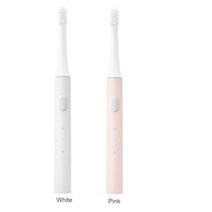 전동칫솔 미지아-T100 음파 전동 스마트 칫솔 충전식 IPX7 방수 헤드 여행용 박스, 06 1white 1pink