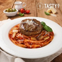 최현석의 토마토소스 함박 파스타 613g 2인분 비법레시피 고급 홈파티 밀키트, 토마토 함박파스타 613g