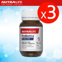 [뉴트라라이프] 프로바이오티카 500억 30캡슐 1병 Probiotica 50Billion, 3병
