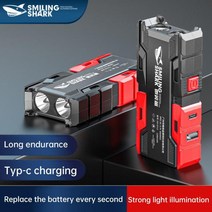 고성능 고출력 충전식 LED 손전등 소형 줌 토치 캠핑 램프 랜턴 방수 전술, [01] 1pc, 01 LED Flashlight