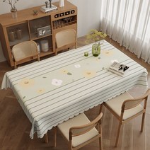 가정용 테이블 천 세탁 가능 내유성 방수 화상 직사각형 매트, 09 44, 01 PT14-1