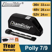 접이식 전동자전거 전기자전거 배달 렌탈 키트 폴딩 원래 48V36V52V Ebike 배터리 48v 20ah Polly DP9 40A BMS 18650 셀 500W 750W 1000, Samsung 36V 26.1AH 9