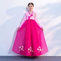 정통 한복 민속 여성 전통 의상 드레스 우아한 공주 궁전 의상 자수 웨딩 파티