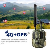 [해외] GPS 사냥 카메라 4G FDDLTE 카메라 샤세 1080P 비디오 사진 트랩 트레일 카메라 BL480LP 와일드 카메라 나이트 비전 사진 트랩, Other country