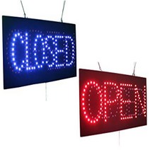 Open Closed Sign TOPKING Signage LED Neon Open Store Window Shop Business Display Grand Open, 1