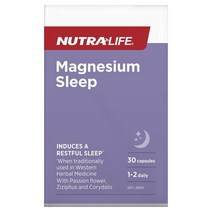 뉴질랜드 직구 Nutra-Life DF 글루텐 프리 Jujube seed 마그네슘 30capsule 1팩, 수량, 상세참조