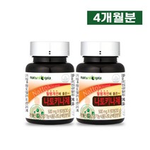나토키나제 혈액순환 혈행개선 영양제 나토키나아제 약4개월분, 2병, 60정