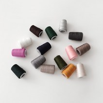 슬로우모먼츠 캐시미어 니트 연결실 - 대바늘 가디건 얇은 봉제실, 피치핑크