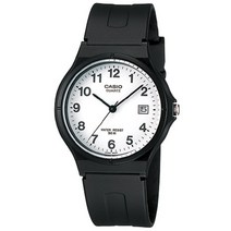 CASIO MW-59-7B 5m기압방수 아나로그 단순숫자 날짜 우레탄밴드
