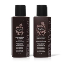 Saphira Mineral Moisturizing Shampoo and Conditioner Hydrating for Dry Damaged Bleached & Color Trea, 3 Fl Oz (Pack of 2)