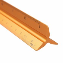 목공삼각자 삼각 스케일자 30CM 브론즈 알루미늄 제도용삼각자 목수자