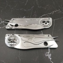 오토바이 할리 부품 용품 할리 96-13 일렉트라 글라이드 스트리트 글라이딩을 여행하는 Chrome Flame 하드, 01 1 set