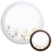 골든벨 [골든벨] 미니 인테리어 벽거울 21cm (2종), 7196 화이트