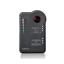 카메라 탐지기 C10 Pro 전문 버그 RF 숨겨진 찾기 안티 스파이 스위퍼 GPS 추적기 청취 장치 휴대폰 스캐너 실내 야외 홈 오피스 자동차 여행 호텔 에어비앤비