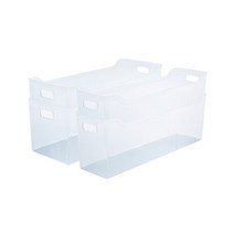 실리쿡 롱하프트레이대소 4개세트(투명), 선택완료