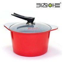 NUNUBITEL_키친아트 냄비 세라믹 인덕션V 26곰솥 브이라인 요리용 조리용 양수 혼수 주방 곰솥_NUB누비텔레숍, 옵션이없는_단일품목입니다, 옵션이없는_단일품목입니다