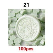 문구 스탬프 100 개/가방 씰링 왁스 인감 스탬프 비즈 레트로 스크랩북 소재 웨딩 생일 파티 DIY 초대장 인, 20 Stamp Sealing Wax