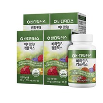 [공식] 바디닥터스 비타민B 컴플렉스 건조효모유래 비타민 4박스(8개월분)