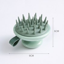 실리콘 헤드 바디 두피 마사지 브러시 샴푸 헤어 워시 빗 샤워 목욕 스파, Green-TypeA