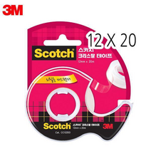 3M 스카치 CC1220D 크리스탈 테이프 (12mm x20M), 12mm*20m, 1개