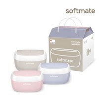 [순둥이] 소프트메이트 원스텝 물티슈 케이스 선물세트, 색상:케이스(베이지그레이)+선물박스