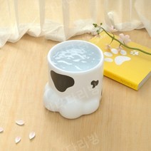 고양이밥그릇 슬로우식기 식기 물그릇 세라믹 고양이밥그릇 수반 대리석, D