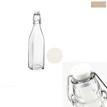 탄산수 더치 커피 유리병 공병 500ML 중형 스윙 뚜껑 마개 감성 물병