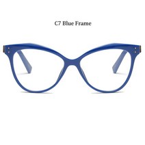 ALOZMICC 캣아이 안경테 빈티지 뿔테 빅사이즈 캣츠아이 안경